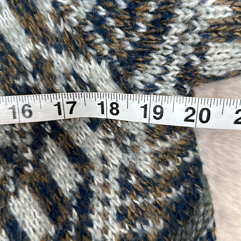 Anthropologie Sweater | Staring at Stars Anthro Aztec Drape Front Cardig… - Picture 5 of 10